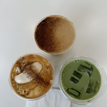 Danbi Coffee - bottom left: einspanner top middle: butterscotch bottom right: matcha latte - Coffee & Tea Near Me - Pasadena, California Danbi Coffee - bottom left: einspanner top middle: butterscotch bottom right: matcha latte - Coffee & Tea Near Me - Pasadena, California