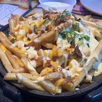 Bubba's 33 - Layered Cheese Fries - Burgers Near Me - Avon, Indiana