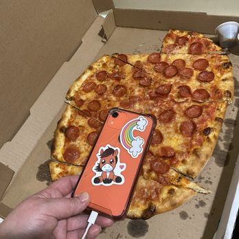 Dovetail Pizza - 20 inch pizza?? iPhone 11 is 6 inches and covers half the pizza. It was cold and NOT 20 in, paid $20 , plus Uber eats. Sad - Pizza Near Me - Austin, Texas Dovetail Pizza - 20 inch pizza?? iPhone 11 is 6 inches and covers half the pizza. It was cold and NOT 20 in, paid $20 , plus Uber eats. Sad - Pizza Near Me - Austin, Texas