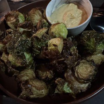 Henry Parsons Project - Delightful brussels sprouts with garlic aioli! - New American Near Me - Pasadena, California