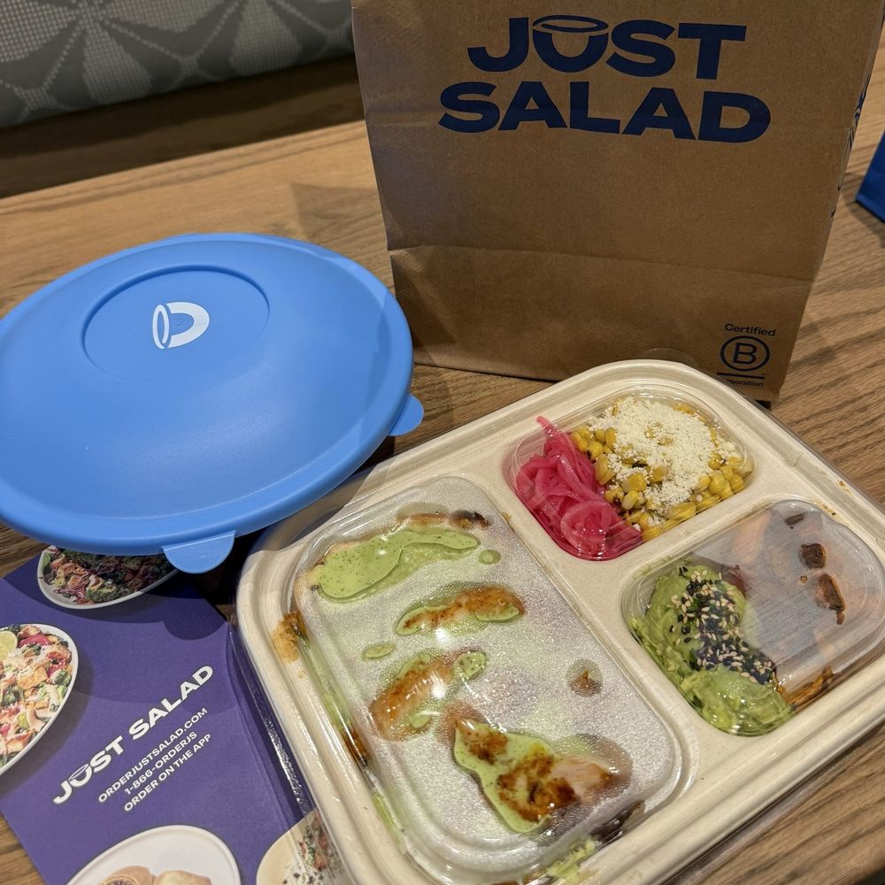 Just Salad - Reusable bowl $1.99, Peruvian Chicken Market Plate to go ($5 F Hills Grand opening special til 11/19/25) - Salad Near Me - Forest Hills, New York Just Salad - Reusable bowl $1.99, Peruvian Chicken Market Plate to go ($5 F Hills Grand opening special til 11/19/25) - Salad Near Me - Forest Hills, New York
