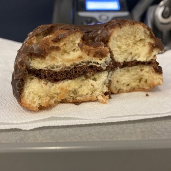 DK's Donuts - Inside the double decker chocolate - Donuts Near Me - Tustin, California DK's Donuts - Inside the double decker chocolate - Donuts Near Me - Tustin, California