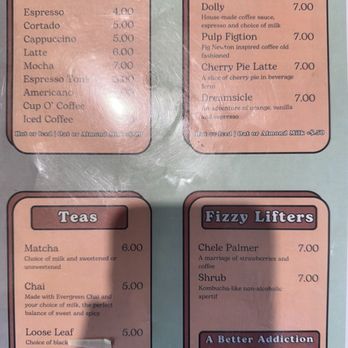 Mad Lab Coffee Roasters - Menu February 2025 - Coffee & Tea Near Me - Los Angeles, California