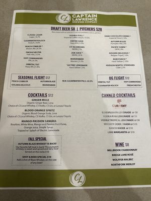 Menu photo 5 Captain Lawrence Brewing Elmsford, NY