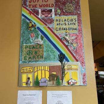 Helacio's Deli & Cafe - Wall art from local artists! - Sandwiches Near Me - Berkeley, California