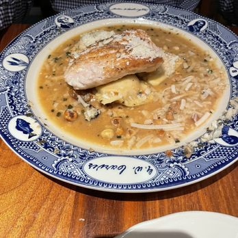 Founding Farmers DC - Pumpkin ravioli and fish - American Near Me - Washington, DC, District of Columbia