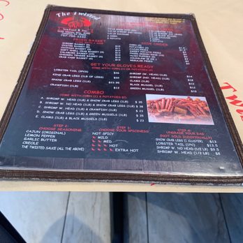 The Twisted Crab - Hampton - Front menu.. - Seafood Near Me - Hampton, Virginia The Twisted Crab - Hampton - Front menu.. - Seafood Near Me - Hampton, Virginia