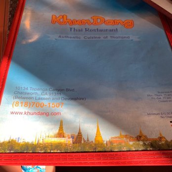 Khun Dang Thai Restaurant - Thai Near Me - Chatsworth, California Khun Dang Thai Restaurant - Thai Near Me - Chatsworth, California