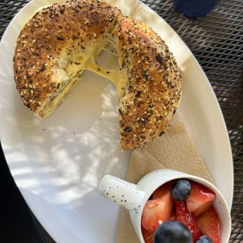 Rail Side Cafe - Everything bagel sandwich, eggs cheese and sausage - Coffee & Tea Near Me - San Dimas, California Rail Side Cafe - Everything bagel sandwich, eggs cheese and sausage - Coffee & Tea Near Me - San Dimas, California