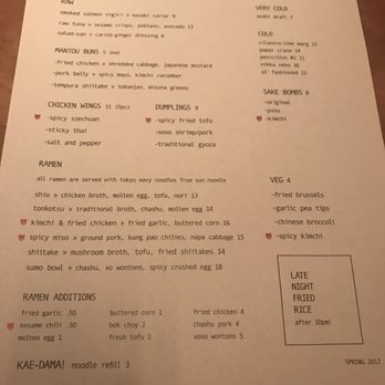 RAMEN-SAN - Menu - Ramen Near Me - Chicago, Illinois