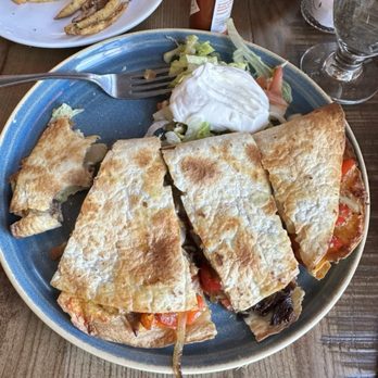 Bluefish River Tavern - Ribeye Quesadilla HUGE! - Seafood Near Me - Duxbury, Massachusetts Bluefish River Tavern - Ribeye Quesadilla HUGE! - Seafood Near Me - Duxbury, Massachusetts
