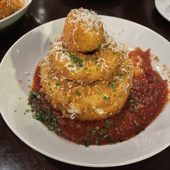 Abbiocco by a mano - Fried mozzarella tower - Italian Near Me - Syracuse, New York Abbiocco by a mano - Fried mozzarella tower - Italian Near Me - Syracuse, New York