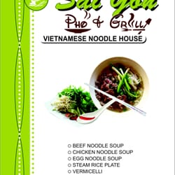 Saigon Pho and Grill Vietnamese Noodle House - Menu p1