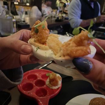 Steak 48 - Crispy Shrimp Deviled Eggs - Steakhouses Near Me - Beverly Hills, California Steak 48 - Crispy Shrimp Deviled Eggs - Steakhouses Near Me - Beverly Hills, California