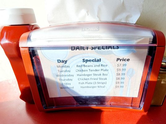 Menu photo 6 Waverly Truck Stop Delhi, LA