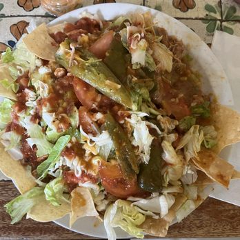 El Abajeño - Chicken Super Tostada - Mexican Near Me - Culver City, California