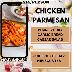 Rosa's Cafe - LUNCH SPECIAL,
BUFFET MENU
CHICKEN PARMESAN 
PENNE VODKA 
CAESAR SALAD
COME AND ENJOY A GREAT MEAL!