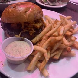 Korean BBQ Burger w/fries