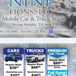 Nine Lions Mobile Car and Truck Wash