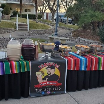 Taquizas Don Marcos - Here's how everything was set up for my event. - Caterers Near Me Taquizas Don Marcos - Here's how everything was set up for my event. - Caterers Near Me