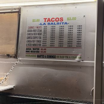Tacos La Salsita - Menu - Mexican Near Me - San Antonio, Texas Tacos La Salsita - Menu - Mexican Near Me - San Antonio, Texas