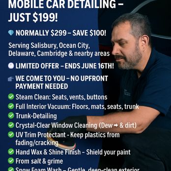 Prima Shine Car Spa - Auto Detailing Near Me - Salisbury, Maryland