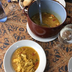 Canela Fina - Rice soup (with seafood) in Paella section of menu