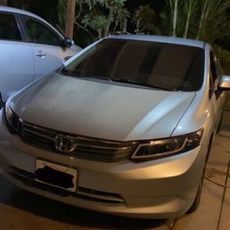 So this is how my car looks, you can see there's a small tint on my headlights and window.