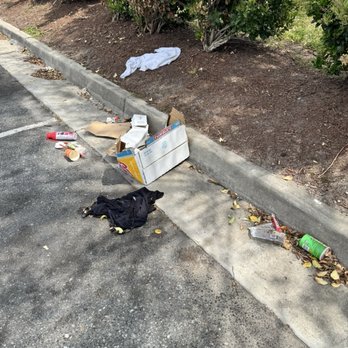 Mission BBQ - Trash that was picked up later - American Near Me - Norfolk, Virginia Mission BBQ - Trash that was picked up later - American Near Me - Norfolk, Virginia