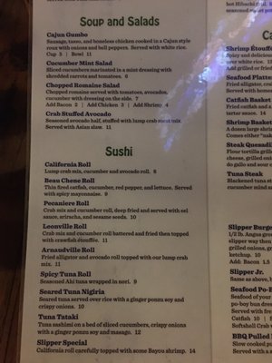 Menu photo 2 Silver Slipper Arnaudville, LA