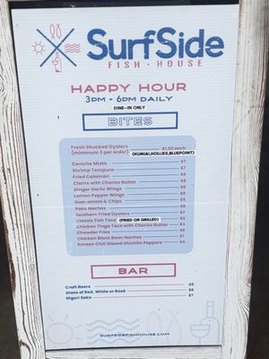 Menu photo 1 Surfside Fish House San Diego, CA Menu photo 1 Surfside Fish House San Diego, CA