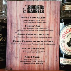 Birdies and Barrels