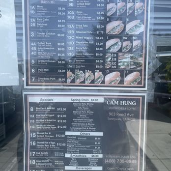 Cam Hung - Menu - Vietnamese Near Me - Sunnyvale, California Cam Hung - Menu - Vietnamese Near Me - Sunnyvale, California