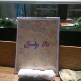 Sushi Iki menu cover page. If you have a weak heart, don't look at the prices especially the "Specials".