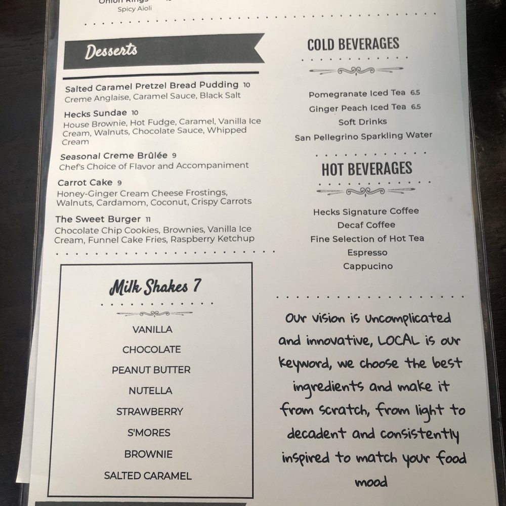 Hecks - Menu - Breakfast & Brunch Near Me - Cleveland, Ohio