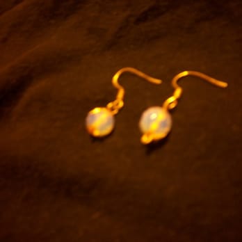 Eastern Star Jade - moonstone bead earrings - Jewelry Near Me - Orange, California Eastern Star Jade - moonstone bead earrings - Jewelry Near Me - Orange, California