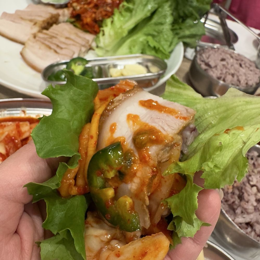 Damee Korean Restaurant - Bossam wrap 2.02.25 - Korean Near Me - Buena Park, California
