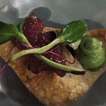 La Caille - Marinated tuna appetizer - French Near Me - Sandy, Utah