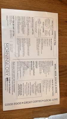 Menu photo 1 MorninGlory Lakeway, TX