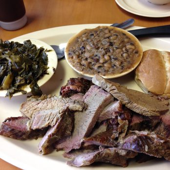 CJ's Barbecue - 1 LB Tri-Tip w/ Collard Greens and Black Eyed Peas - Burgers Near Me - Oxnard, California CJ's Barbecue - 1 LB Tri-Tip w/ Collard Greens and Black Eyed Peas - Burgers Near Me - Oxnard, California