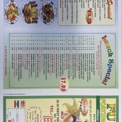 Fortune Garden - Menu - April 2026