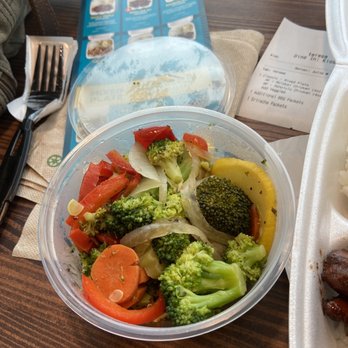Hawaiian Bros Island Grill - Side of veggies, extra cost. - Hawaiian Near Me - Rowlett, Texas Hawaiian Bros Island Grill - Side of veggies, extra cost. - Hawaiian Near Me - Rowlett, Texas