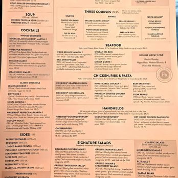Firebirds Wood Fired Grill - Full menu. - American Near Me - Grapevine, Texas Firebirds Wood Fired Grill - Full menu. - American Near Me - Grapevine, Texas