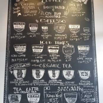 Kirari West Bake Shop - Menu on the chalkboard - Bakeries Near Me - Redondo Beach, California Kirari West Bake Shop - Menu on the chalkboard - Bakeries Near Me - Redondo Beach, California