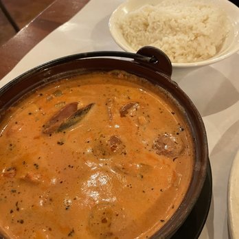 Craving Crab Haus - Pan Roast with a side of steamed rice - Cajun/Creole Near Me - Riverside, California