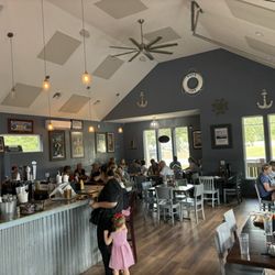 Nans New Orleans Cafe and Poboy - Nan's bar and dining area.