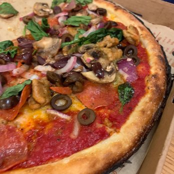 Blaze Pizza - cheeseless pizza ?? - Salad Near Me - College Station, Texas