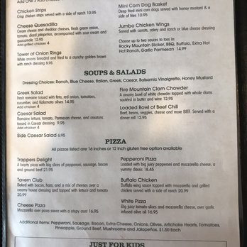 Five Mountain Tavern - Winter menu 2018/2019 - American Near Me - Winter Park, Colorado