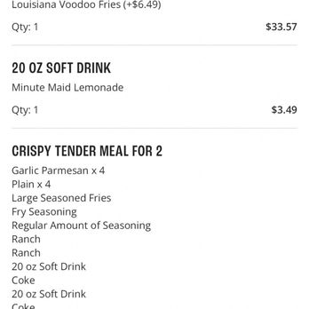 Wingstop - Didn't get three drinks either - Chicken Wings Near Me - Merced, California