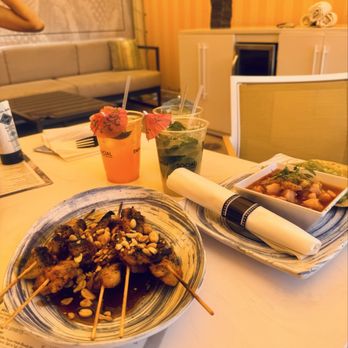 Swim & Social - Chicken skewers, shrimp ceviche, coconut mojito - Bars Near Me - Las Vegas, Nevada Swim & Social - Chicken skewers, shrimp ceviche, coconut mojito - Bars Near Me - Las Vegas, Nevada
